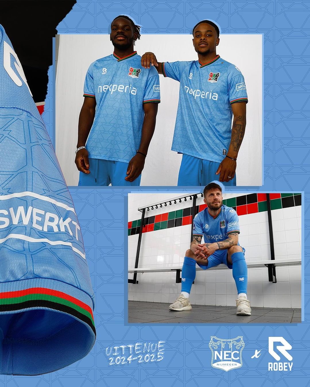 Dit zijn de NEC Nijmegen voetbalshirts 2024-2025