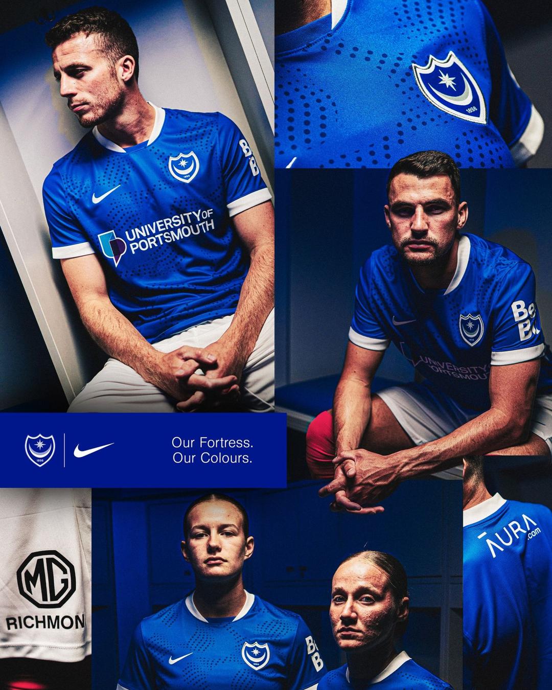 Portsmouth voetbalshirts 2025-2026: Nike eert traditie en toekomst