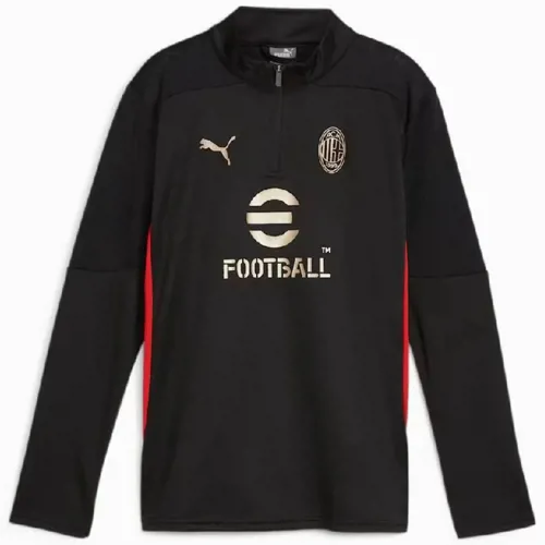 AC Milan training sweater kinderen 2024-2025 - Zwart/Goud/Rood