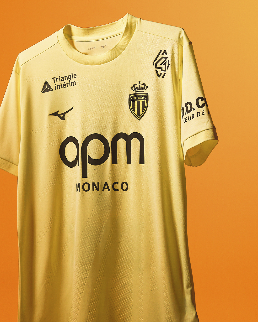 Dit zijn de AS Monaco voetbalshirts 2025-2026 van Mizuno