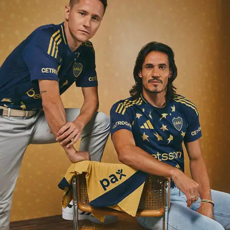 Boca Juniors 3e shirt 2025-2026 vol van sterren!