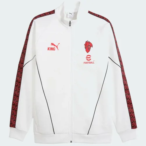 AC Milan Puma King anthem trainingsjack 2025-2026 - Wit