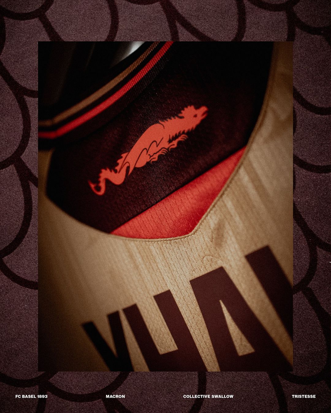 FC Basel 4e shirt 2024-2025 vertelt legende van de Basilisk