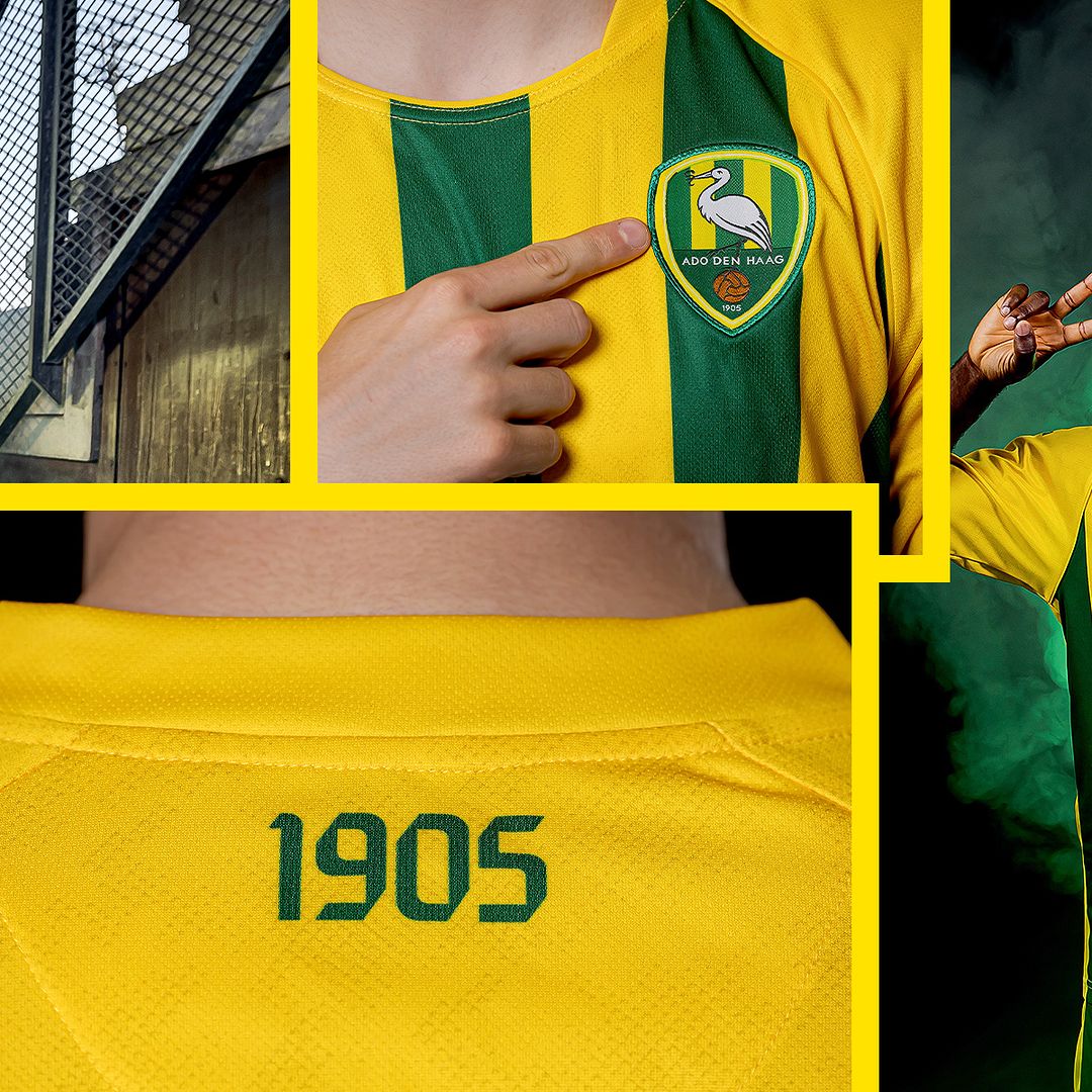 ADO Den Haag thuisshirt 2024-2025 weer gestreept! 