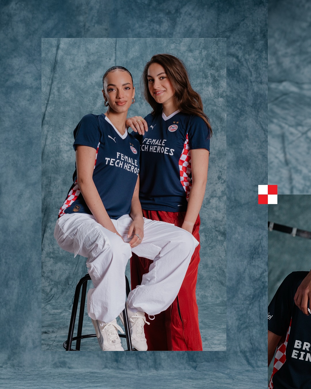 PSV uitshirt 2025-2026 geïnspireerd door Brabantse vlag