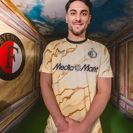 Feyenoord 4de voetbalshirt 2024-2025 geïnspireerd door spelerstunnel de Kuip