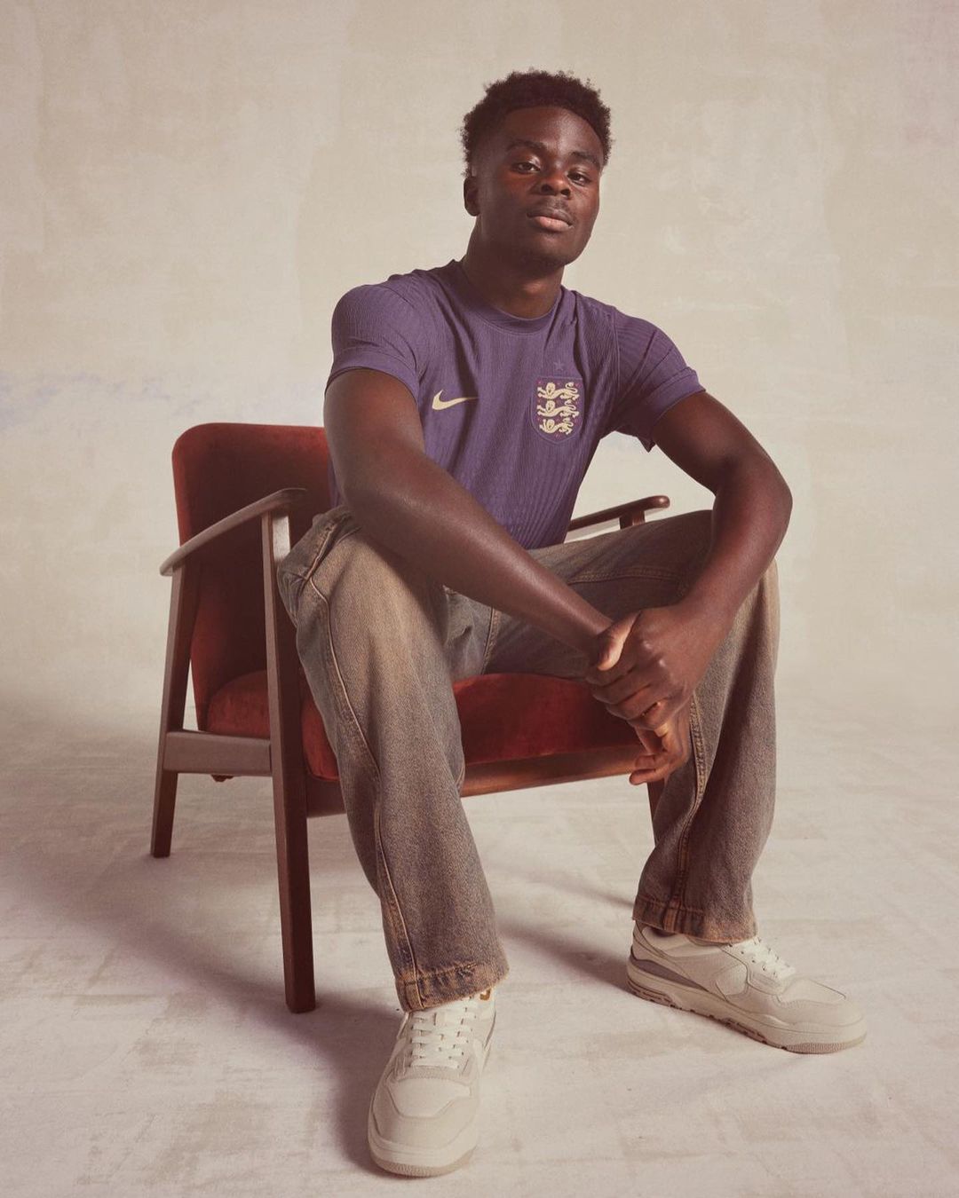 Engeland EK 2024 uitshirt is paars! 