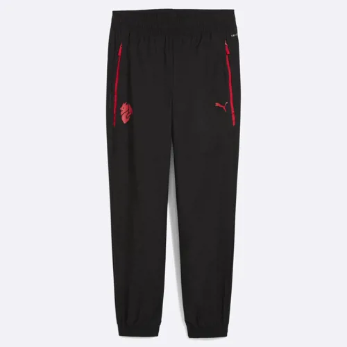 AC Milan Pumatech woven trainingsbroek 2025-2026 - Zwart/Rood