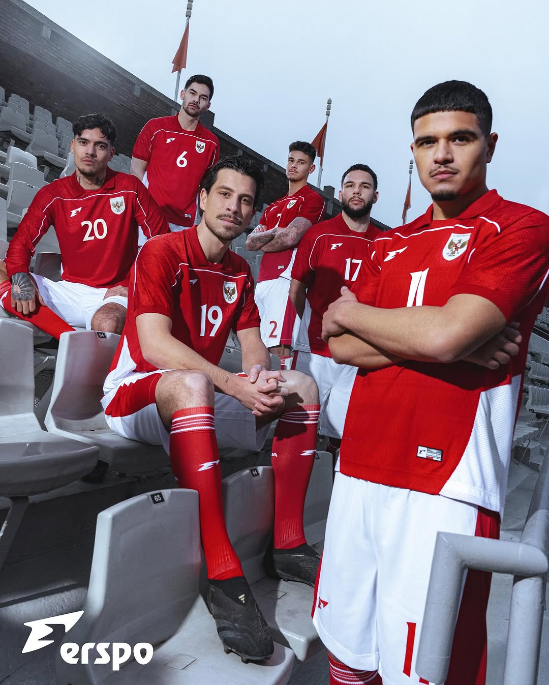 Dit zijn de Indonesië voetbalshirts 2025-2026 van Erspo