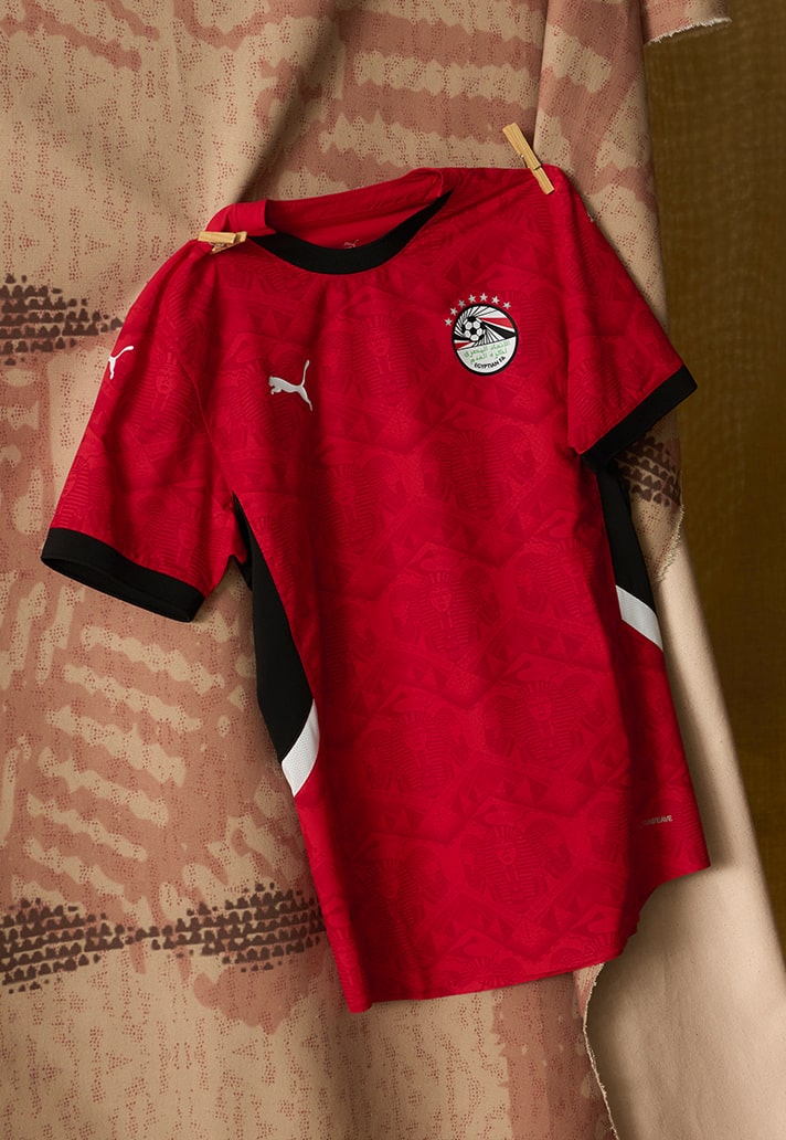 Egypte Afrika Cup 2025 voetbalshirts geïnspireerd door piramides, sfinx en Toetanchamon!
