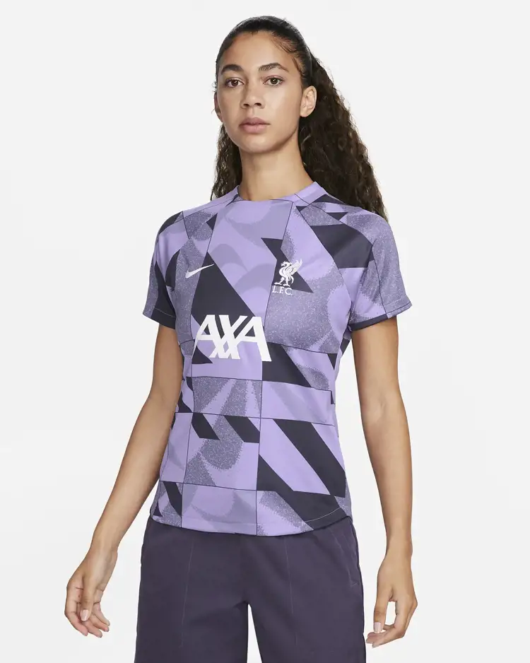 Dit zijn de paarse Liverpool FC trainingsshirts 2023-2024