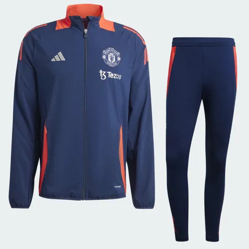 Manchester United presentatiepak 2024-2025 - Donkerblauw/Rood