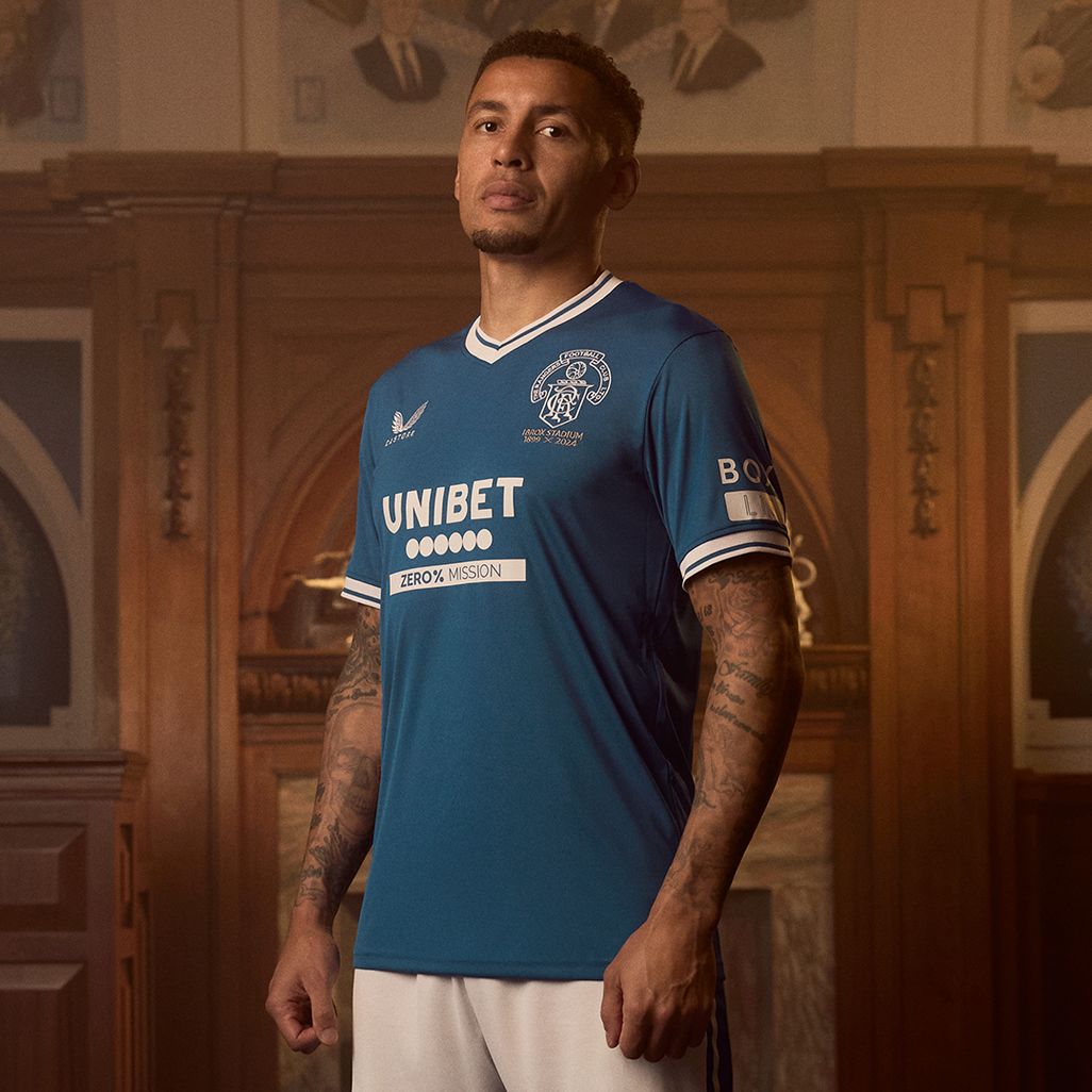 Rangers FC voetbalshirts 2024-2025 geïnspireerd door Ibrox Park