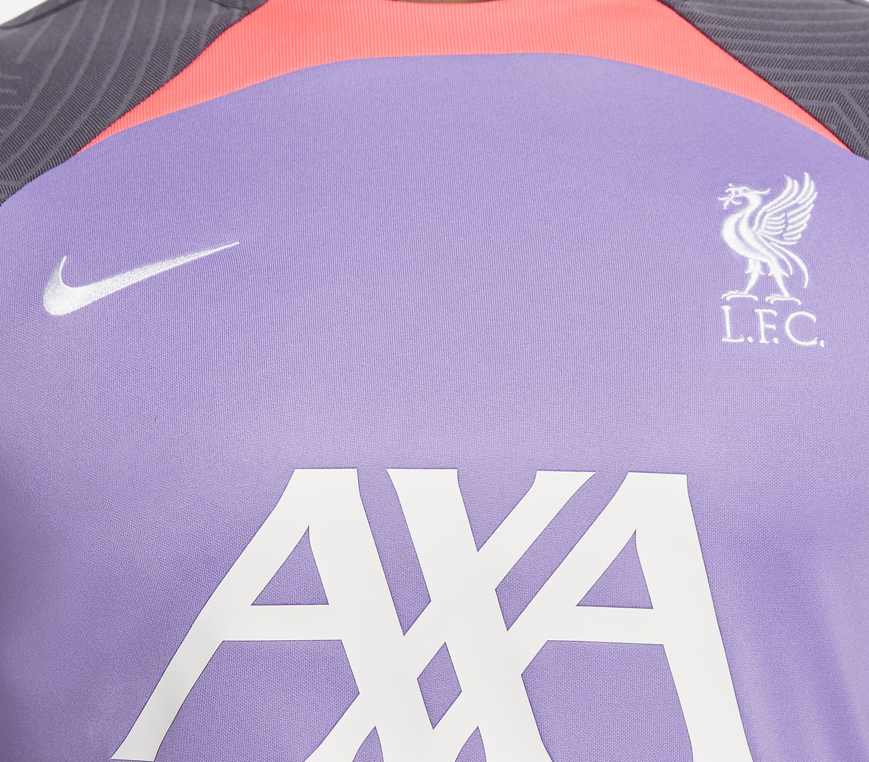 Dit zijn de paarse Liverpool FC trainingsshirts 2023-2024