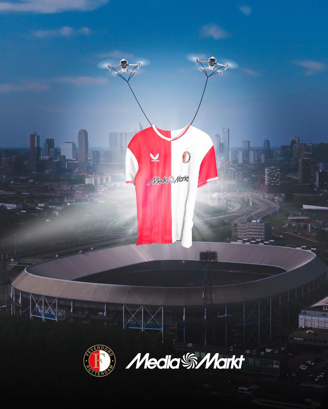 Mediamarkt shirtsponsor Feyenoord vanaf 2024-2025