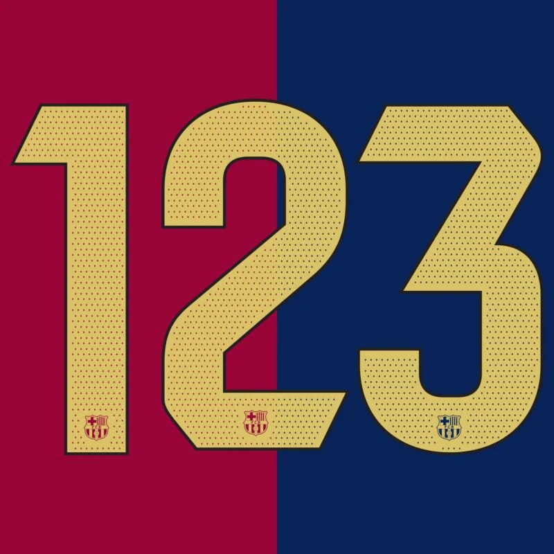 Dit is de officiële FC Barcelona bedrukking 2024-2025