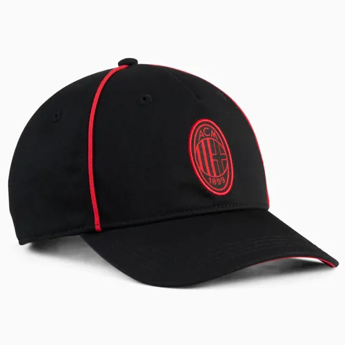 AC Milan Puma King cap 2025-2026 - Zwart/Rood