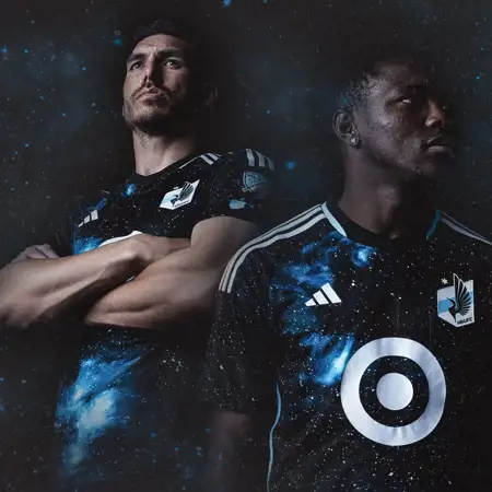 Minnesota United thuisshirt 2024-2025 bevat Noorderlicht effect