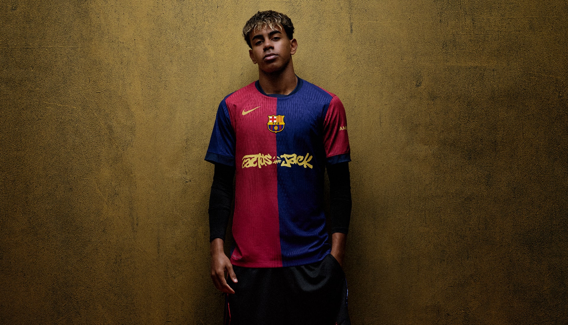 Travis Scott Fc Barcelona Voetbalshirt 2025 2026 H