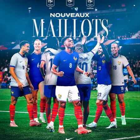 Frankrijk EK 2024 uitshirt geïnspireerd door jaren '80!