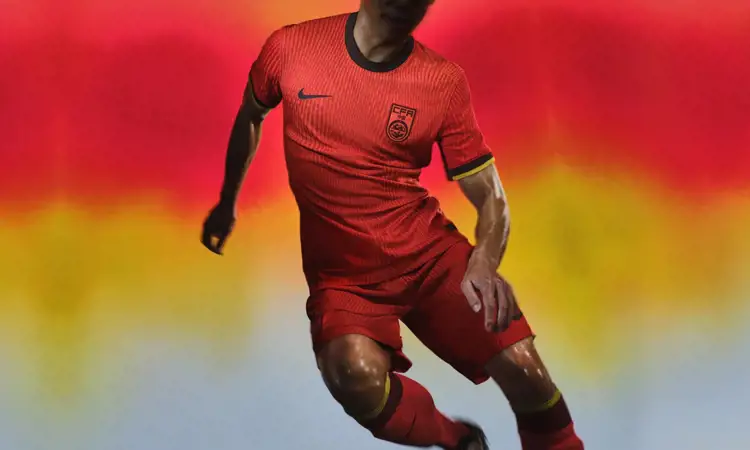 China voetbalshirts 2024-2025 in teken vlag en hemelse rijk!