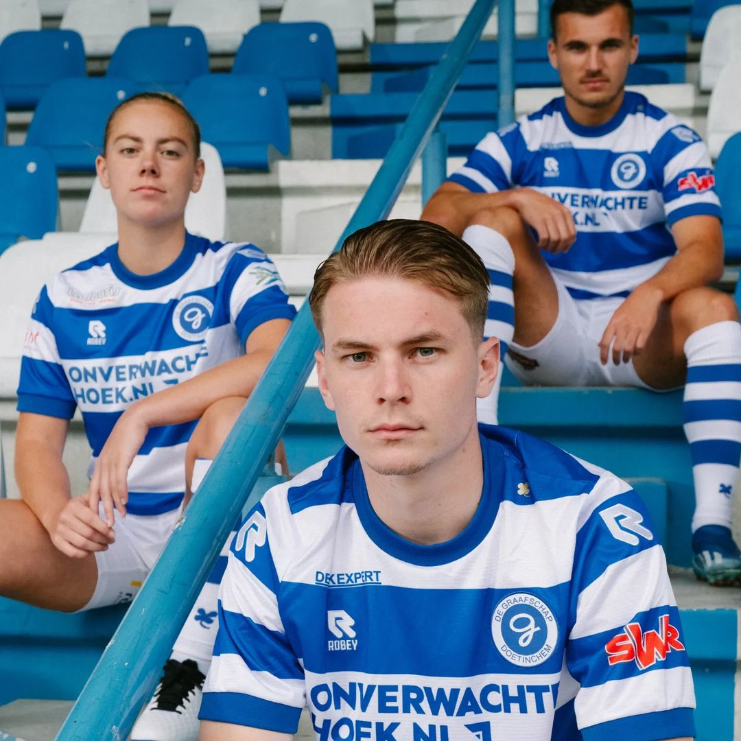 De Graafschap voetbalshirts 2024-2025 in teken van Doetinchem en Achterhoek