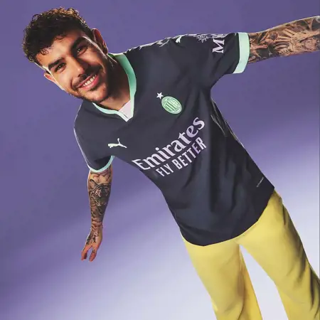 AC Milan 3e shirt 2024-2025 donkergrijs met mintgroene details