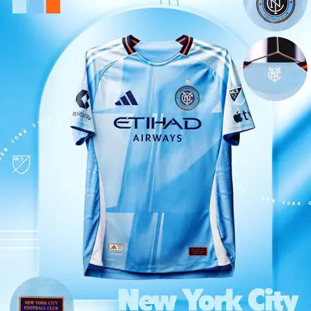 New York City FC thuisshirt 2025-2026 ode aan jubileum