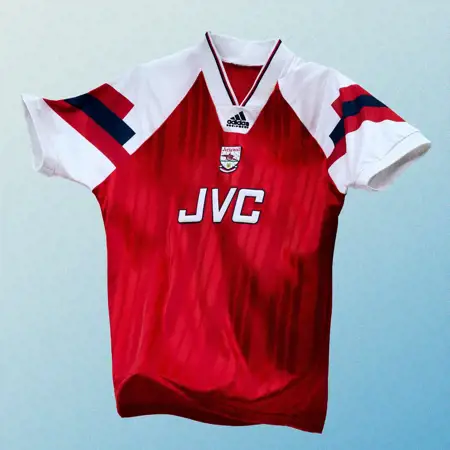 adidas lanceert remake Arsenal voetbalshirt 1992-1994