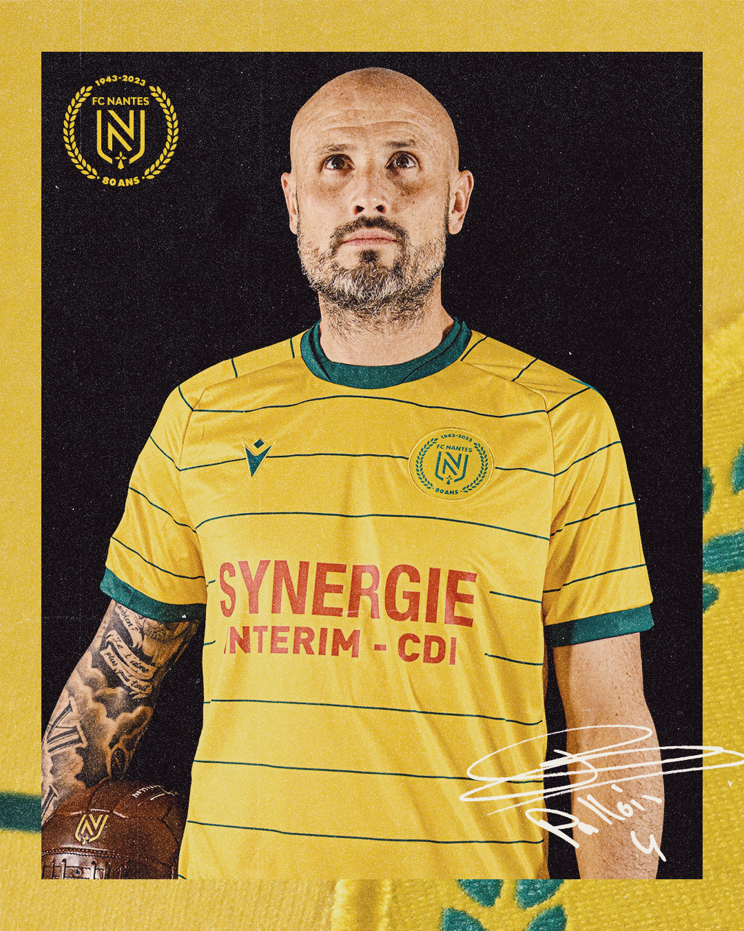 FC Nantes voetbalshirt 80 jarig bestaan