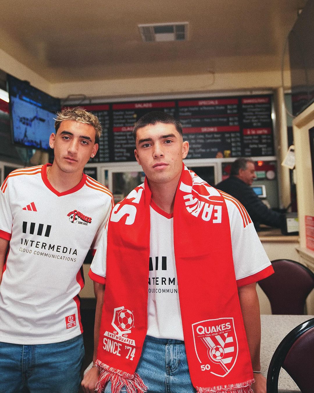 San Jose Earthquakes uitshirt 2024-2025 geïnspireerd door NASL shirts