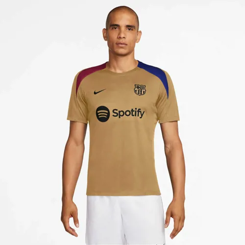 FC Barcelona trainingsshirt 2024-2025 - Goud/Blauw/Rood