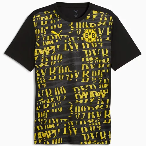 Borussia Dortmund warming-up shirt 2025 - Zwart/Grijs/Geel