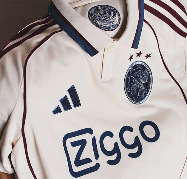 Ajax 3e shirt 2025-2026 geïnspireerd door oudste document Amsterdam