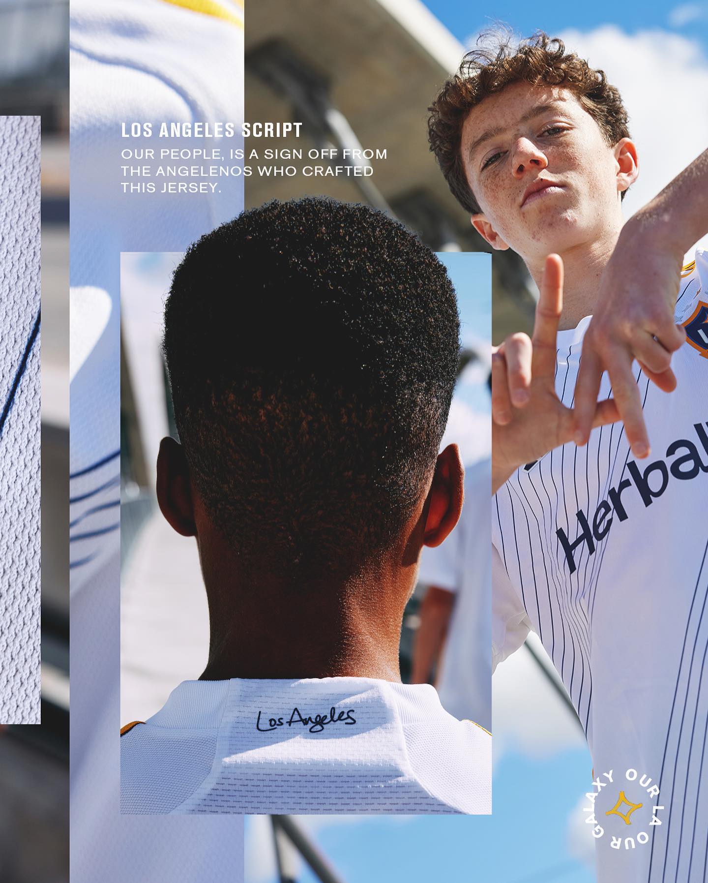 LA Galaxy thuisshirt 2024-2025 bevat futuristische sash