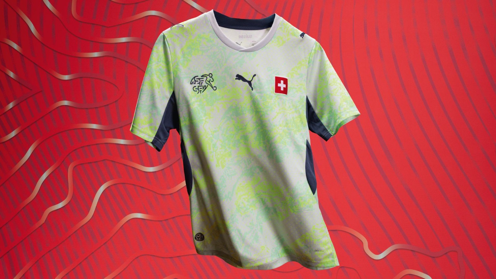 Zwitserland uitshirt WK 2026 fel groen! 