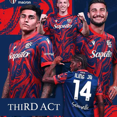 Bologna FC 3e shirt 2024-2025 geïnspireerd door moderne kunst