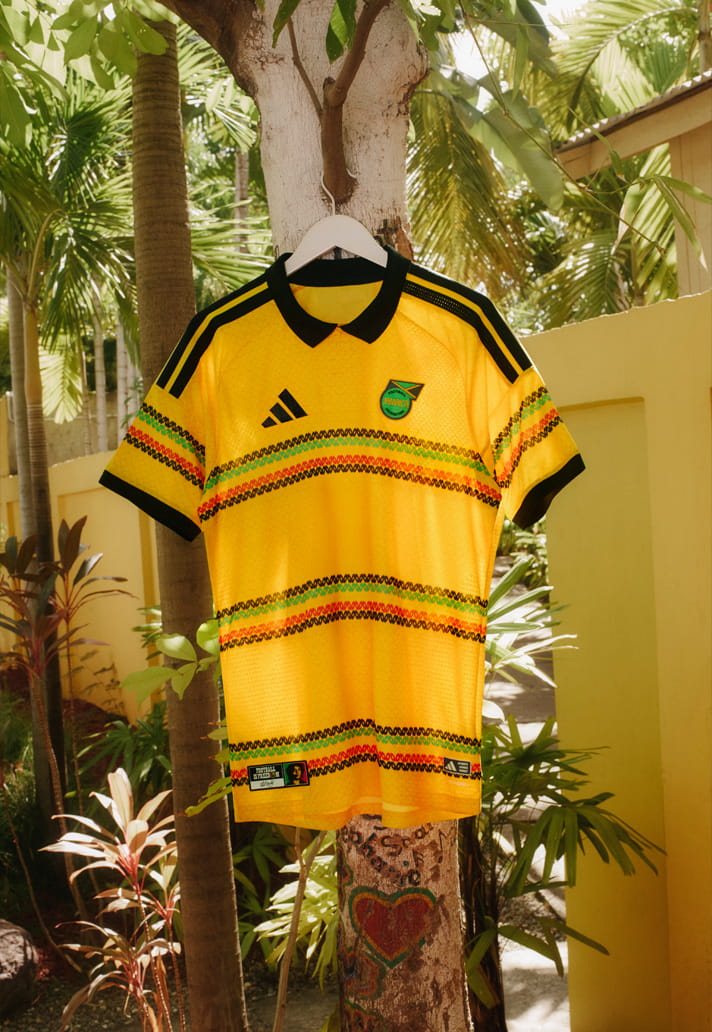 Jamaica voetbalshirts 2026-2027 ode aan Bob Marley
