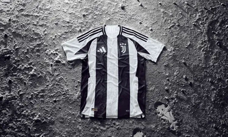 Juventus thuisshirt 2024-2025 geïnspireerd door maanlandschap