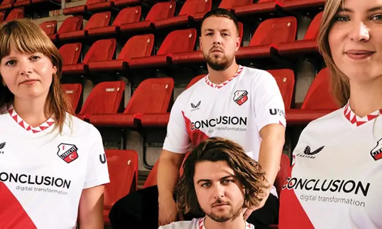 FC Utrecht thuisshirt 2024-2025 bevat diagonaal met een verhaal
