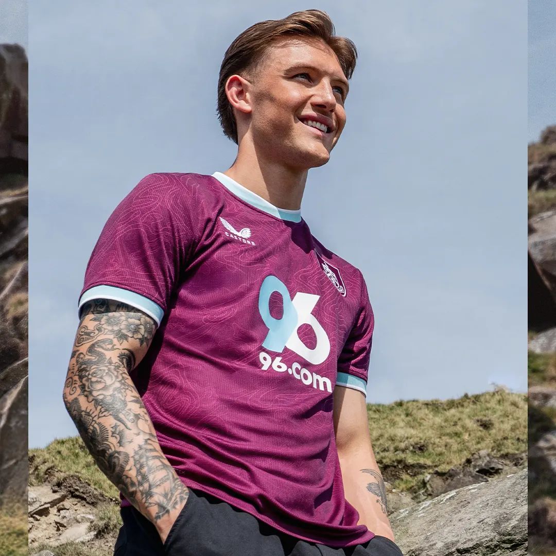 Burnley FC voetbalshirts 2025-2026 geïnspireerd door landschap