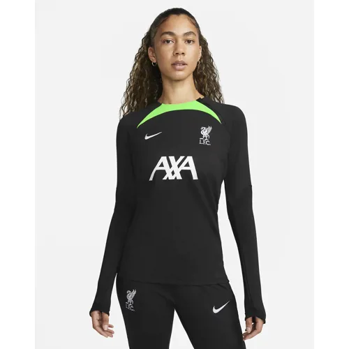 Liverpool dames training sweater 2023-2024 - Zwart/Groen