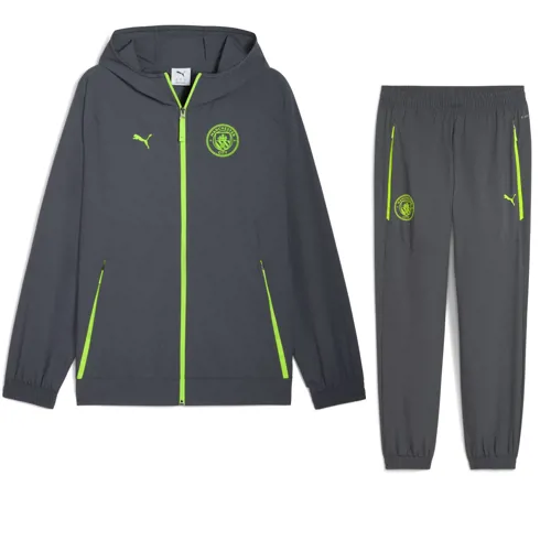 Manchester City Puma tech woven presentatiepak 2025-2026 - Grijs/Neon