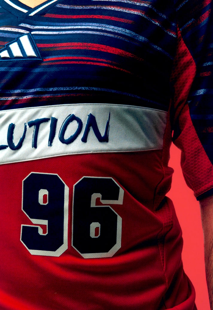 New England Revolution 3e shirt 2025-2026 geïnspireerd door shirts 1996