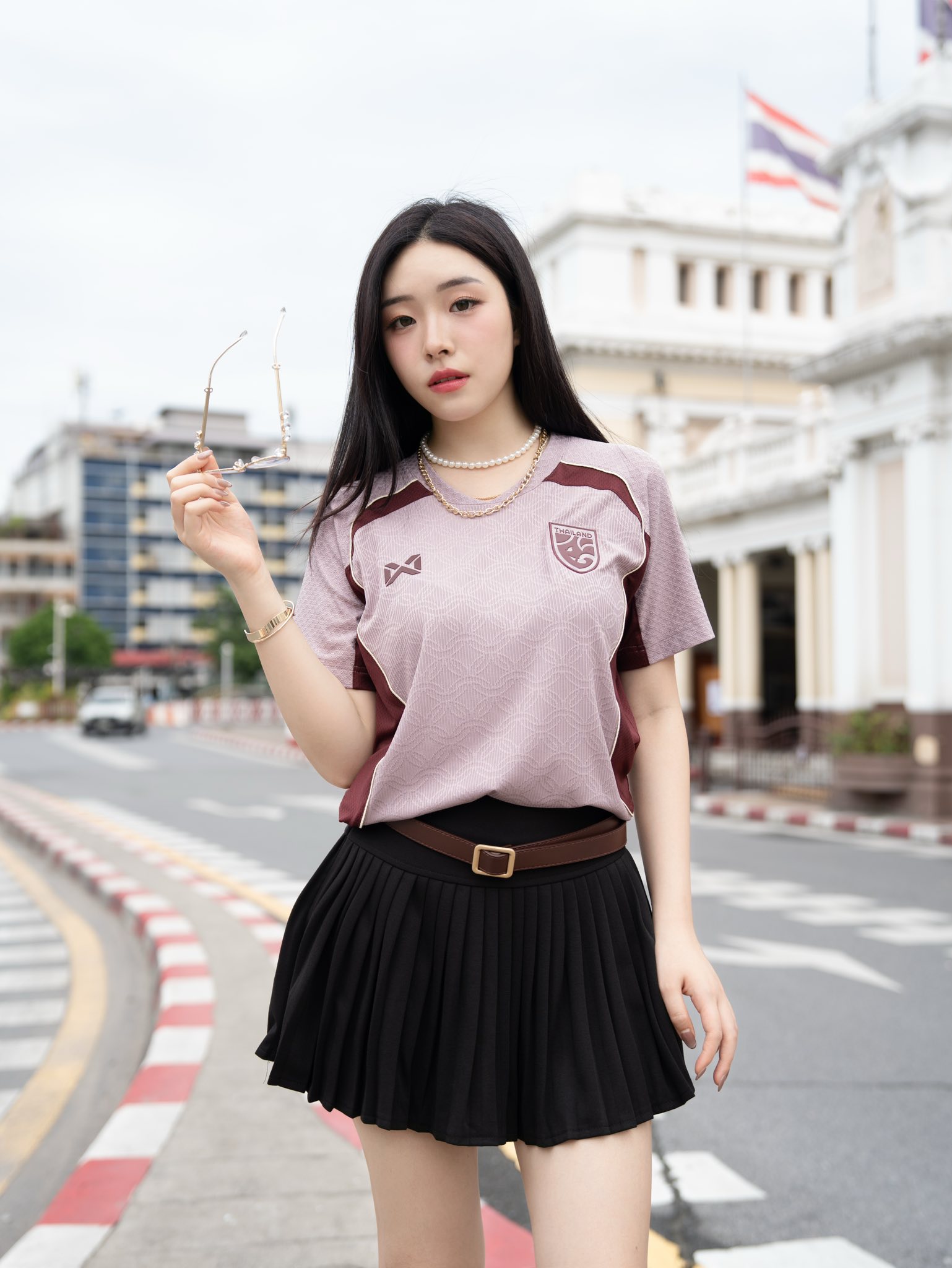 Thailand voetbalshirts 2025-2026 bevatten Kaew Ching Duang patroon