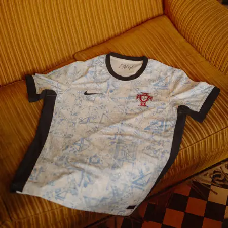 Portugal EK 2024 uitshirt geïnspireerd door azulejo's!