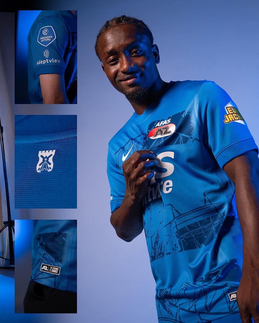 AZ Alkmaar voetbalshirts 2025-2026 geïnspireerd door Zaanstreek en stadion