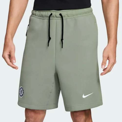 Chelsea tech fleece jogging short 2025-2026 - Grijsgroen