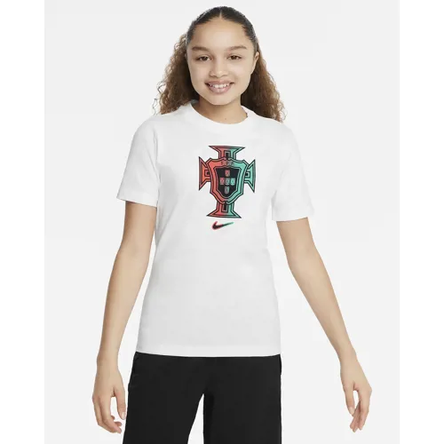 Portugal Logo T-Shirt kinderen 2024-2025 - Wit