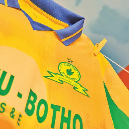Mamelodi Sundowns WK 2025 voetbalshirt geïnspireerd door zonsondergang